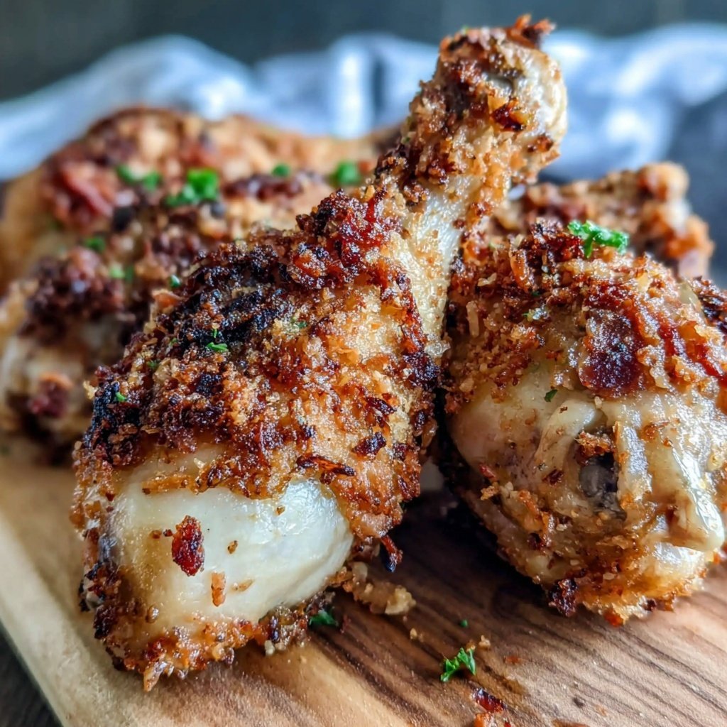 Crispy Oven Baked Chicken Drumsticks