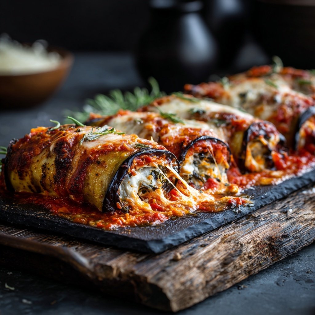 Baked Eggplant Rollatini