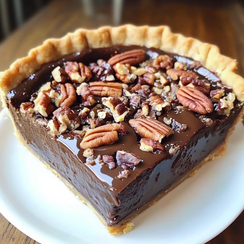 Rich & Decadent Texas Chocolate Pecan Pie