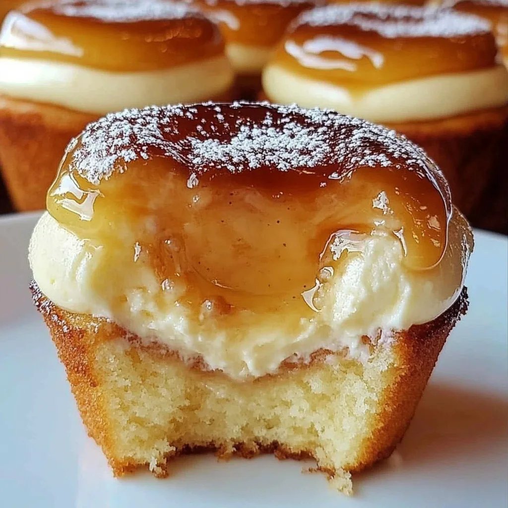 Vanilla Bean Crème Brûlée Cheesecake Cupcakes