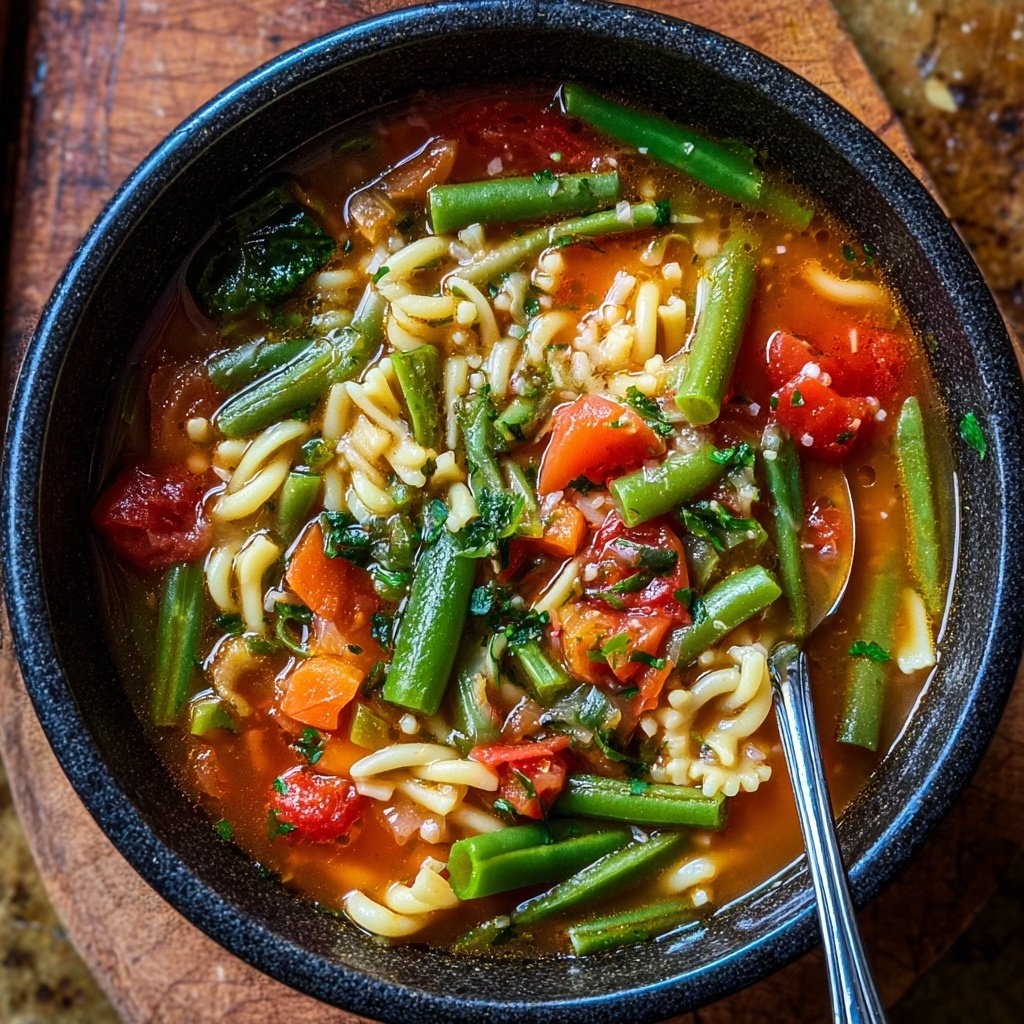Simple Spring Minestrone Soup