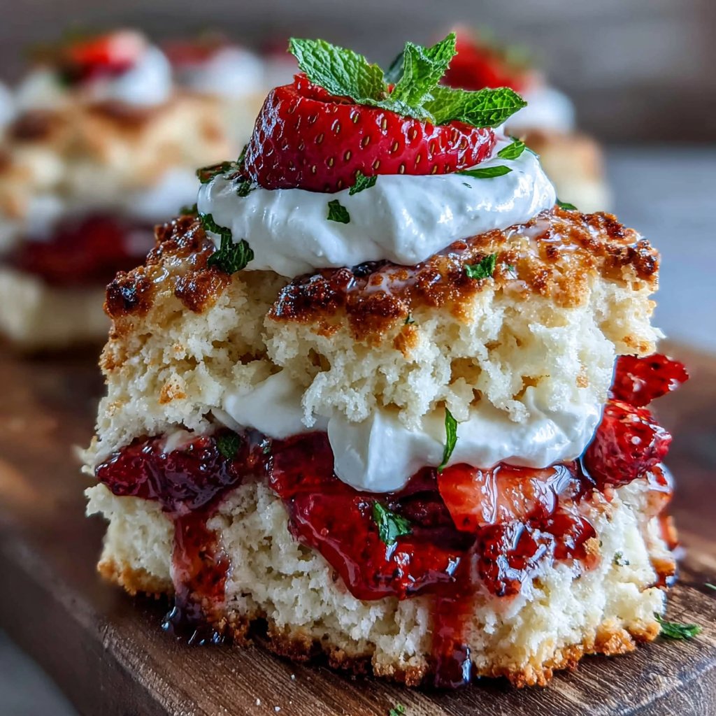 Strawberry Biscuit Shortcake
