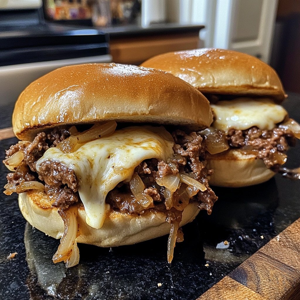 Philly Cheesesteak Sloppy Joes