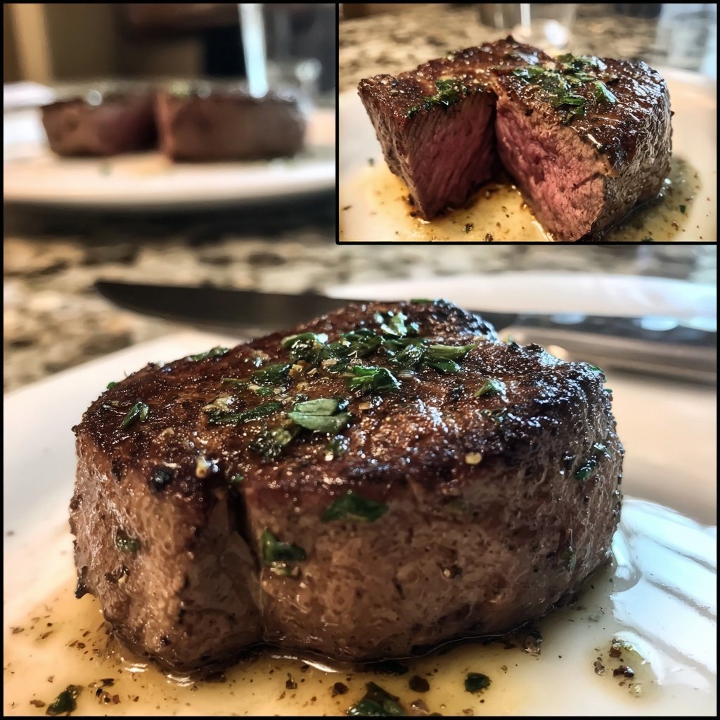 Pan Seared Filet Mignon