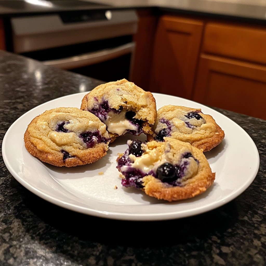 Blueberry Cheesecake Cookies