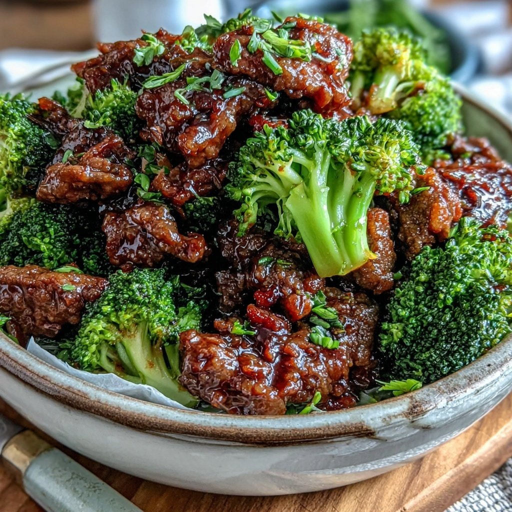 Ground Beef And Broccoli Stir Fry Bowl
