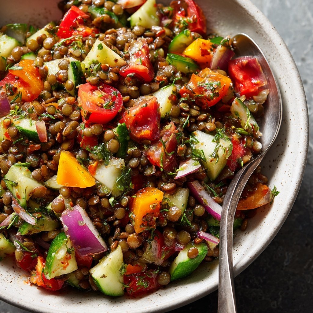 Mediterranean Lentil Salad