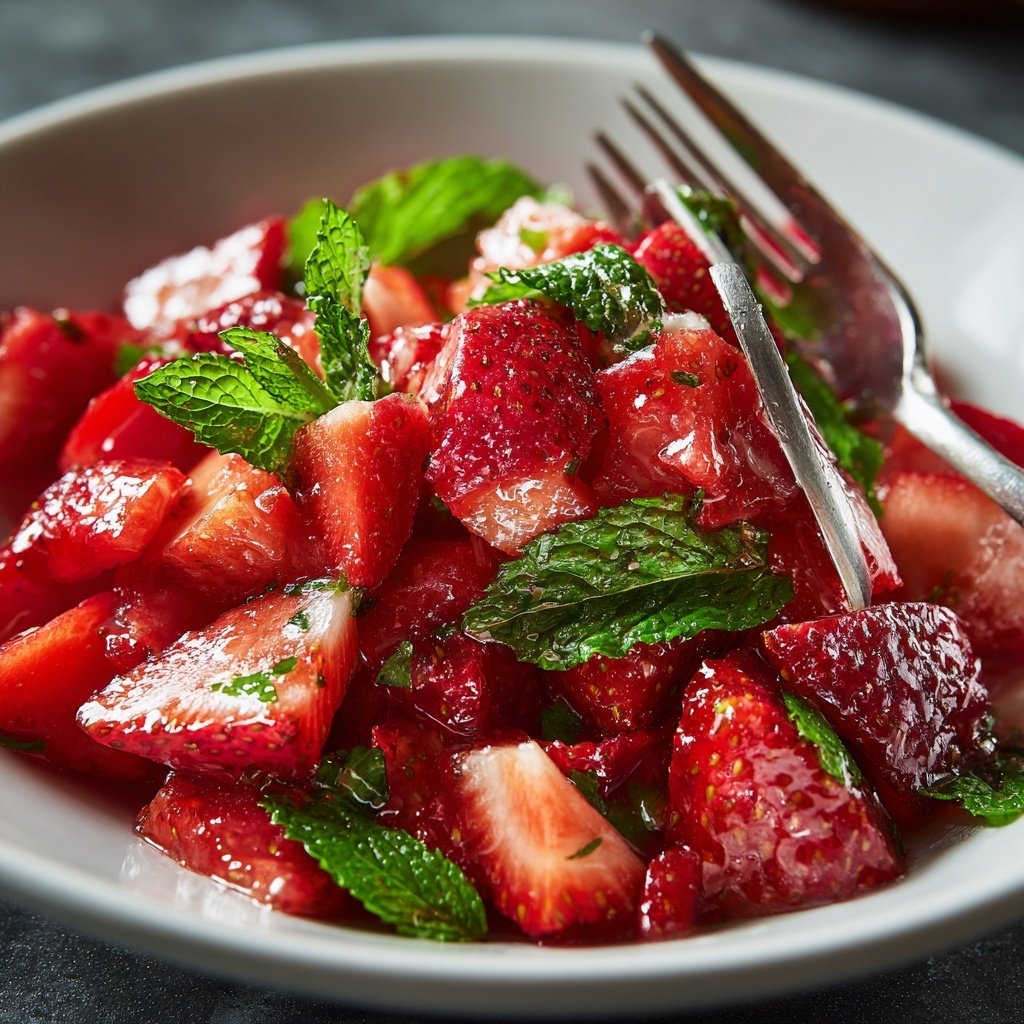 Fresh Strawberry Fruit Salad