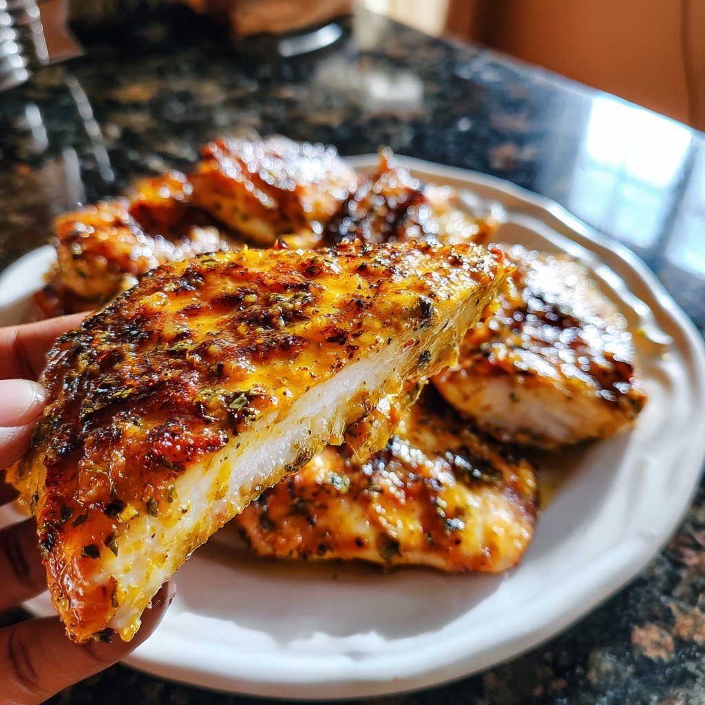 Baked Honey Mustard Chicken Breasts