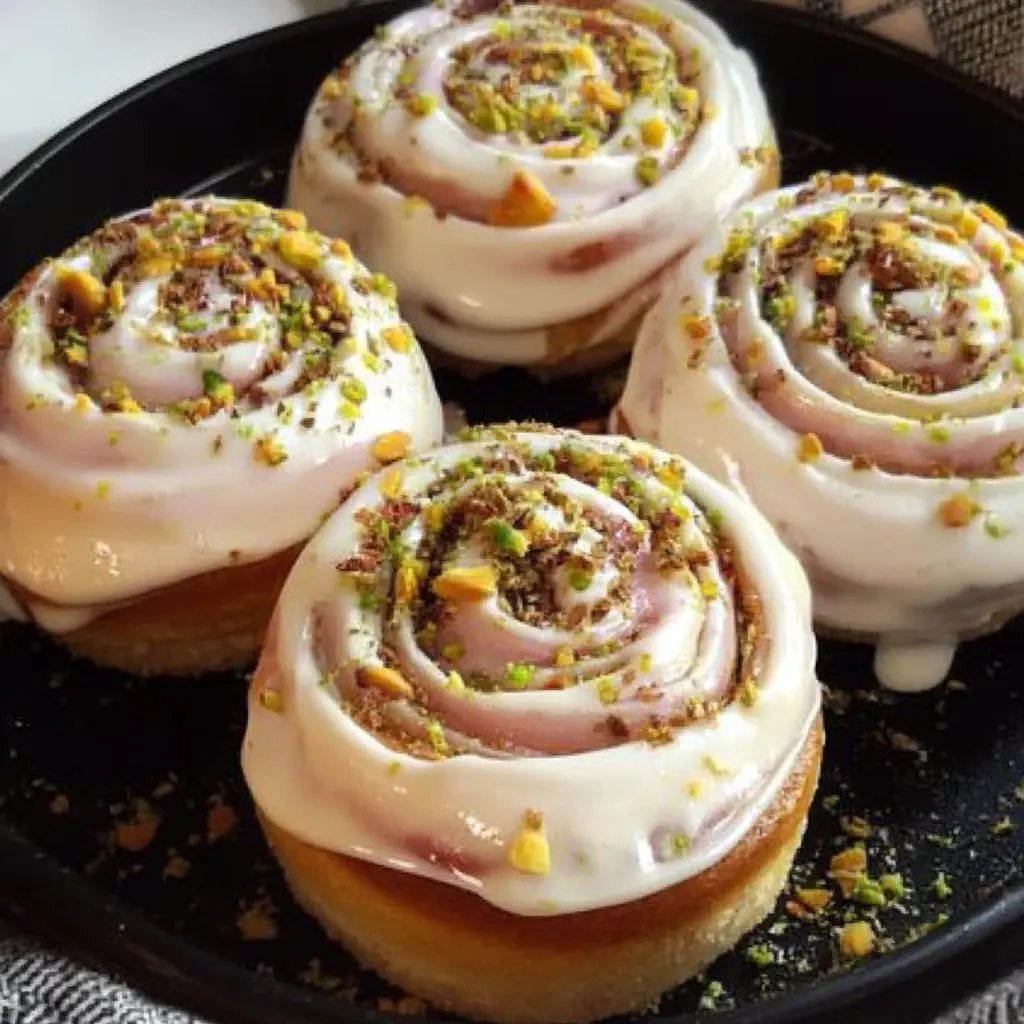 Perfect Pistachio Rolls with Cream Cheese Frosting