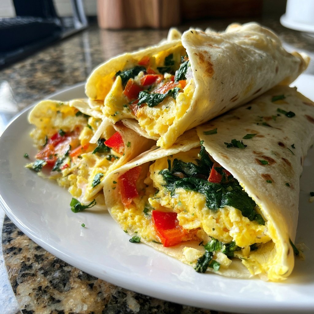 Keto Breakfast Egg Wraps